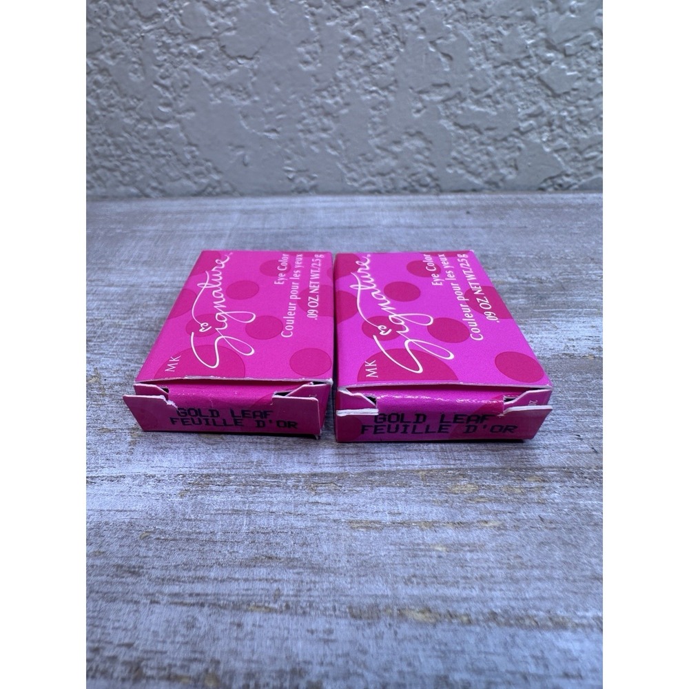 $13 🌙 X2 NEW Mary Kay Signature Eye Color #8852 GOLD LEAF .09 oz. NOS